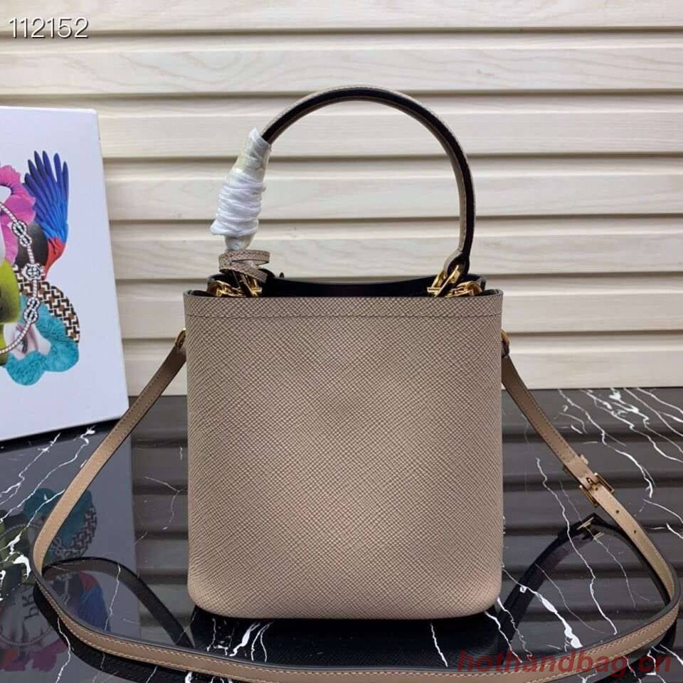 Prada Panier small Original Saffiano Bag 1BA217 Apricot Prada Panier small Original Saffiano Bag 1BA217 Apricot