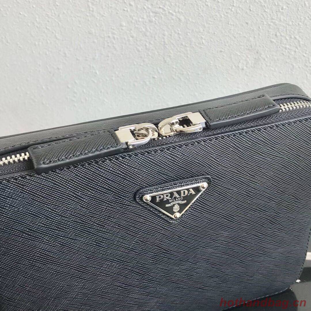 Prada Saffiano leather backpack 2VZ038 black Prada Saffiano leather backpack 2VZ038 black