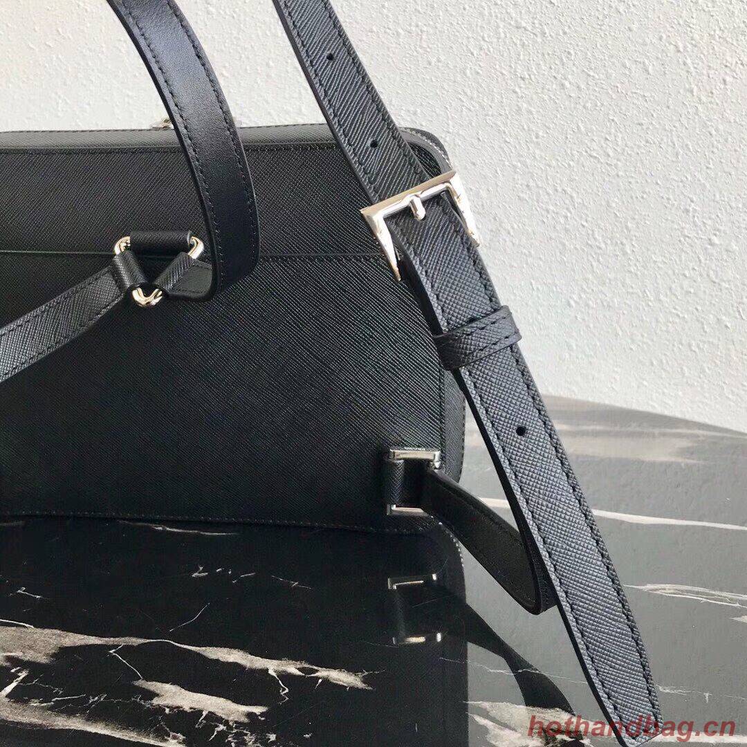 Prada Saffiano leather backpack 2VZ038 black Prada Saffiano leather backpack 2VZ038 black