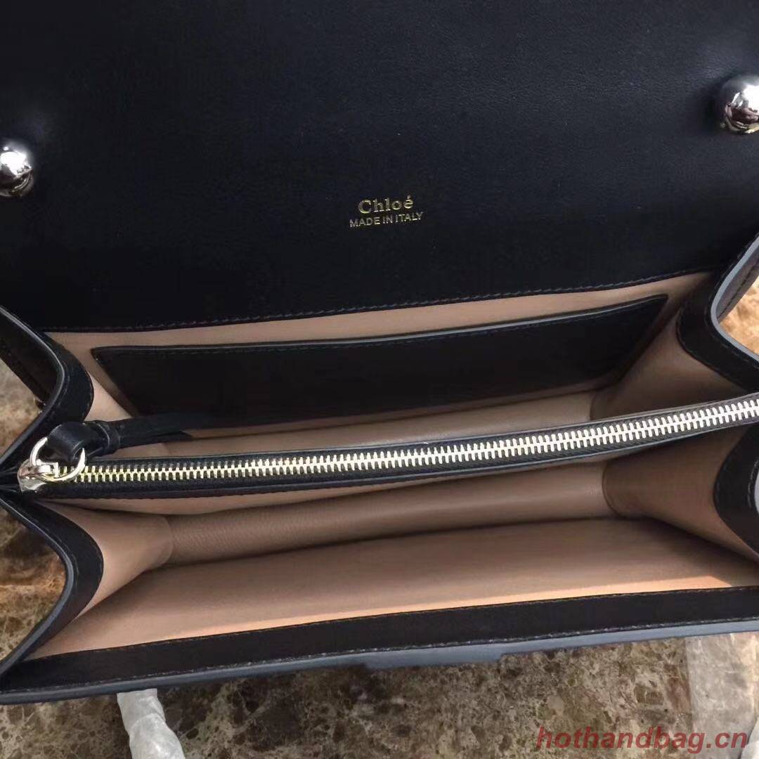 Chloe Original Crocodile skin Leather Bag 3S068 Black Chloe Original Crocodile skin Leather Bag 3S068 Black
