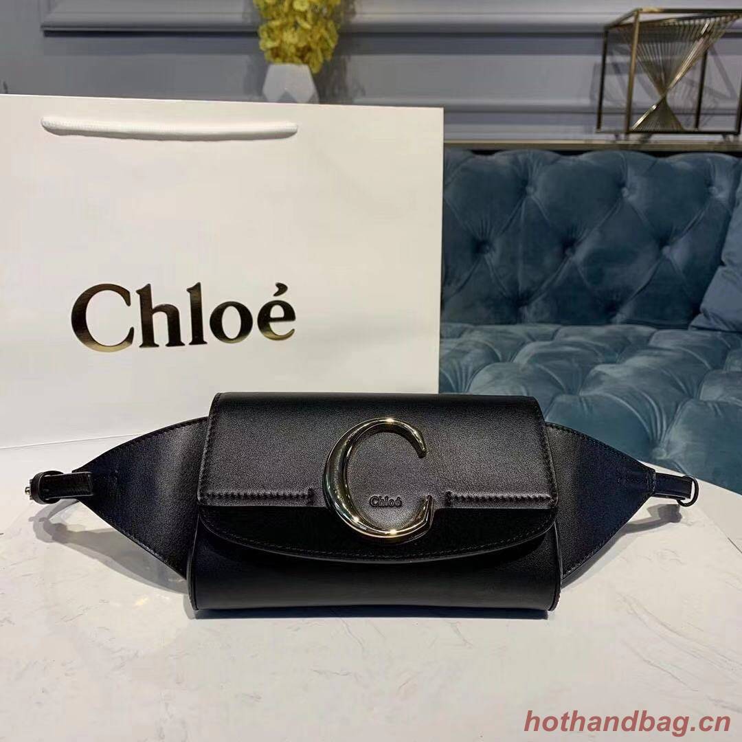 Chloe Original Leather Belt Bag 3S036 black Chloe Original Leather Belt Bag 3S036 black
