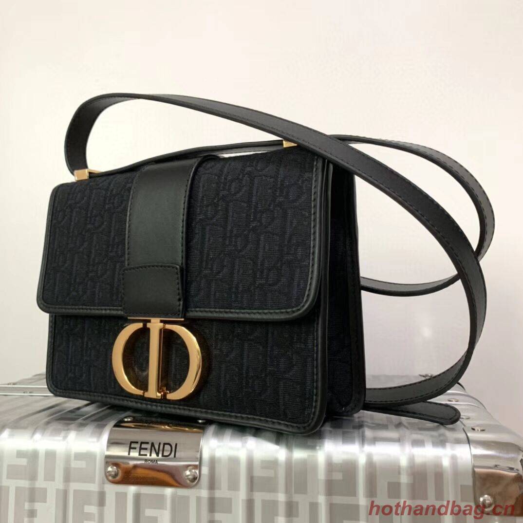 Dior 30 MONTAIGNE CANVAS BAG C9203 black Dior 30 MONTAIGNE CANVAS BAG C9203 black