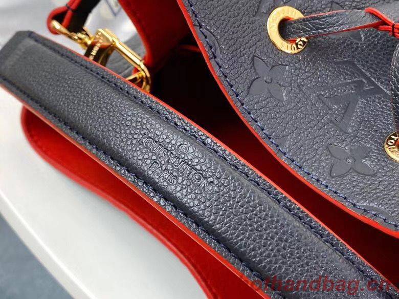 Louis Vuitton Monogram Empreinte Neonoe Original Leather M45256 Navy Louis Vuitton Monogram Empreinte Neonoe Original Leather M45256 Navy