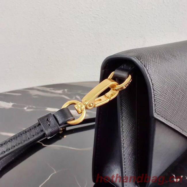 Prada Saffiano leather mini-bag 1BP020 black Prada Saffiano leather mini-bag 1BP020 black