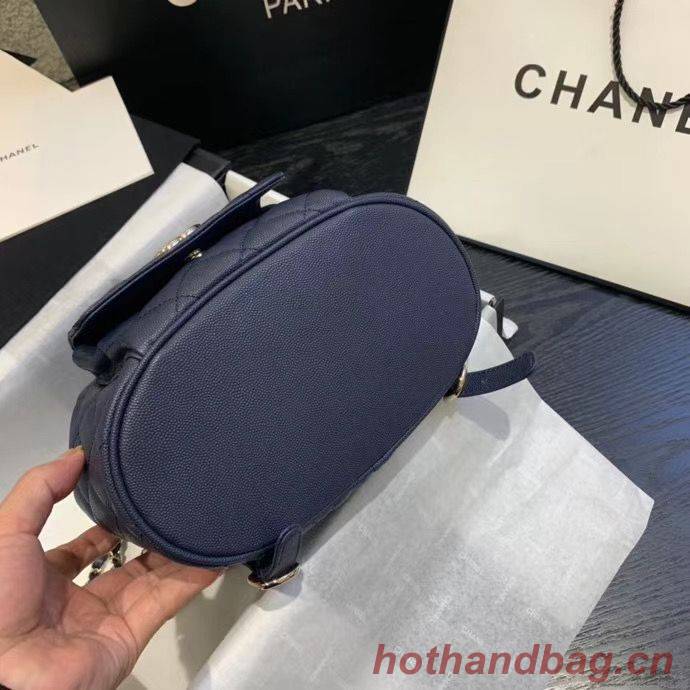 Chanel backpack Grained Calfskin & Gold-Tone Metal AS1371 Navy Chanel backpack Grained Calfskin & Gold-Tone Metal AS1371 Navy