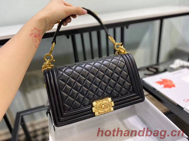 BOY CHANEL flap bag A67086 black