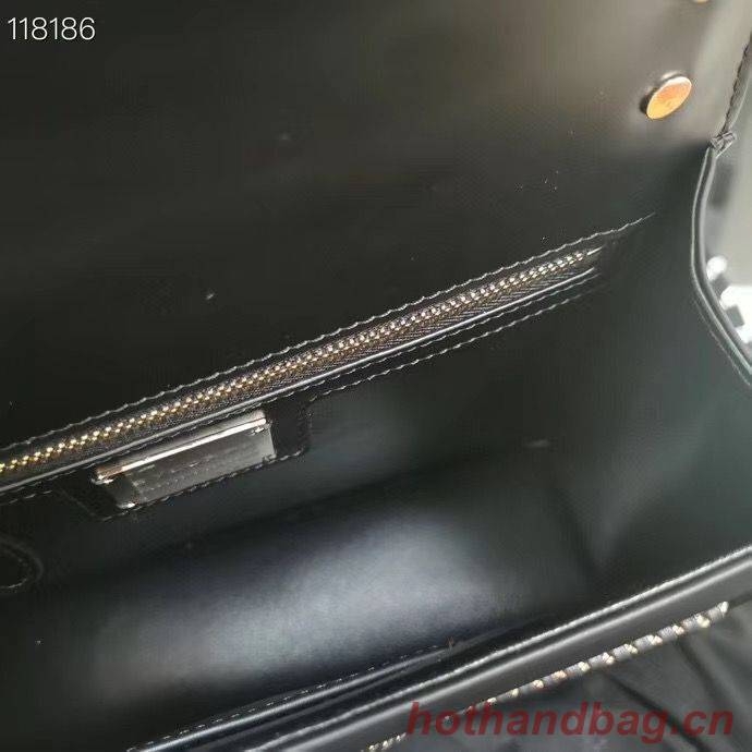 BVLGARI Serpenti Forever leather shoulder bag 288656 black BVLGARI Serpenti Forever leather shoulder bag 288656 black