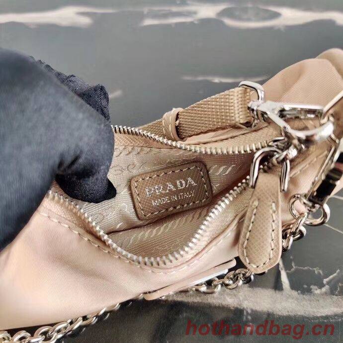 Prada Re-Edition nylon mini shoulder bag 1TT122 apricot Prada Re-Edition nylon mini shoulder bag 1TT122 apricot