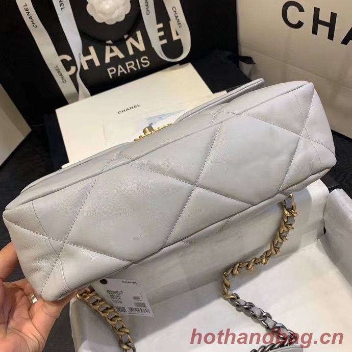 CHANEL 19 Flap Bag AS1160 AS1161 AS1162 Light Gray CHANEL 19 Flap Bag AS1160 AS1161 AS1162 Light Gray