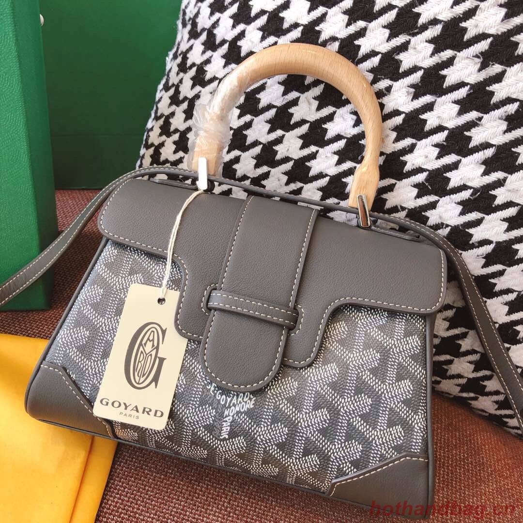 Goyard Y Doodling Calfskin Leather Tote Bag 99588 grey Goyard Y Doodling Calfskin Leather Tote Bag 99588 grey