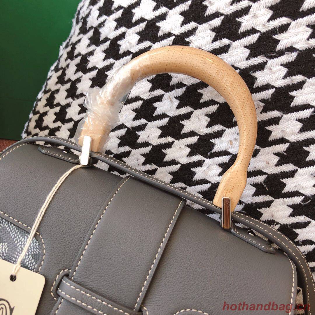 Goyard Y Doodling Calfskin Leather Tote Bag 99588 grey Goyard Y Doodling Calfskin Leather Tote Bag 99588 grey