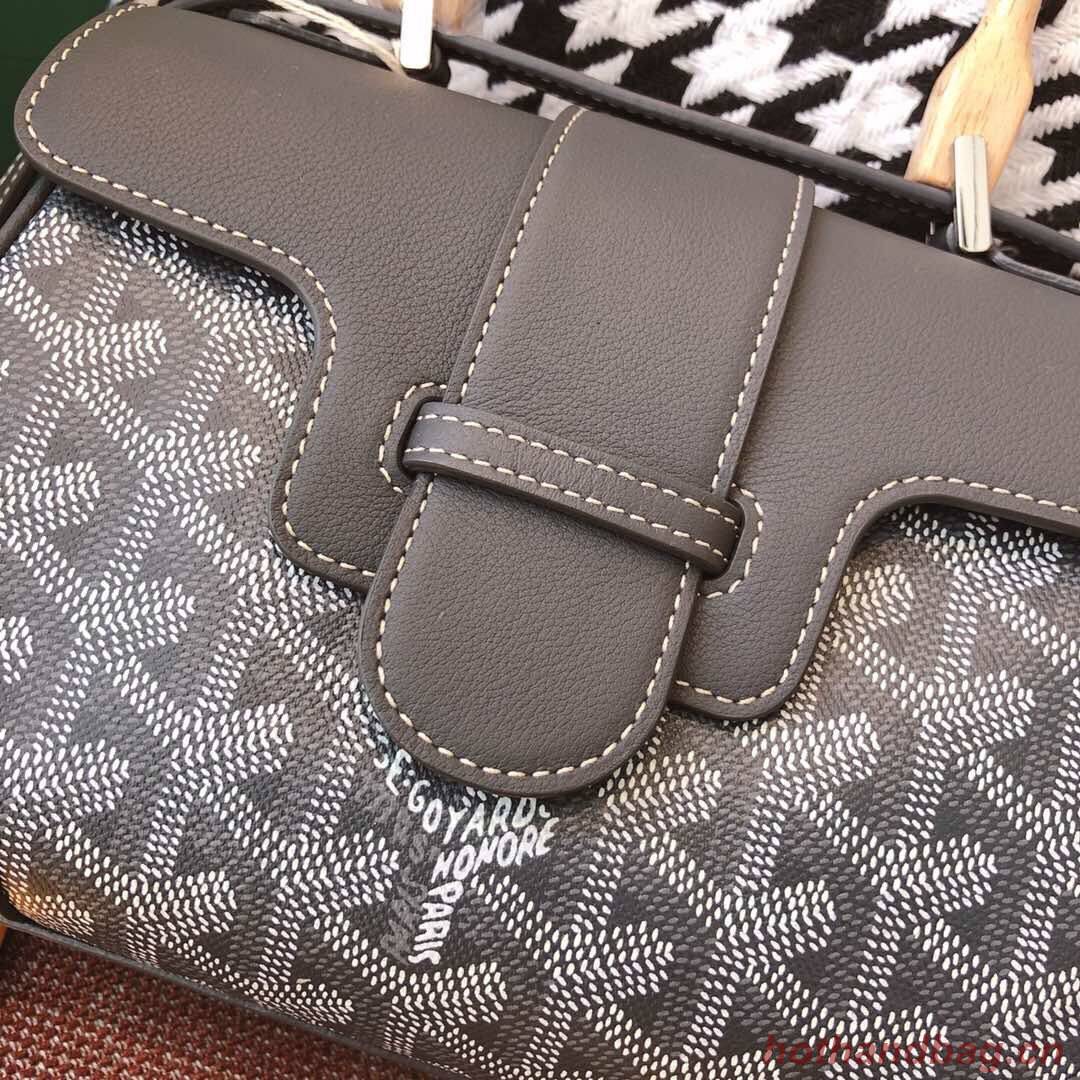 Goyard Y Doodling Calfskin Leather Tote Bag 99588 grey Goyard Y Doodling Calfskin Leather Tote Bag 99588 grey