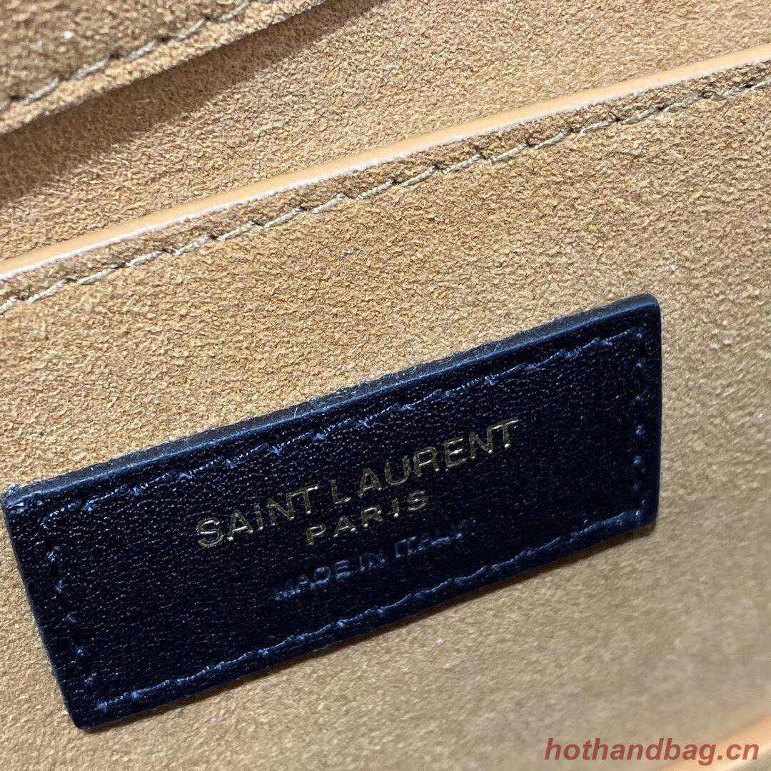 Yves Saint Laurent Calfskin Leather Shoulder Bag Y635627 White Yves Saint Laurent Calfskin Leather Shoulder Bag Y635627 White