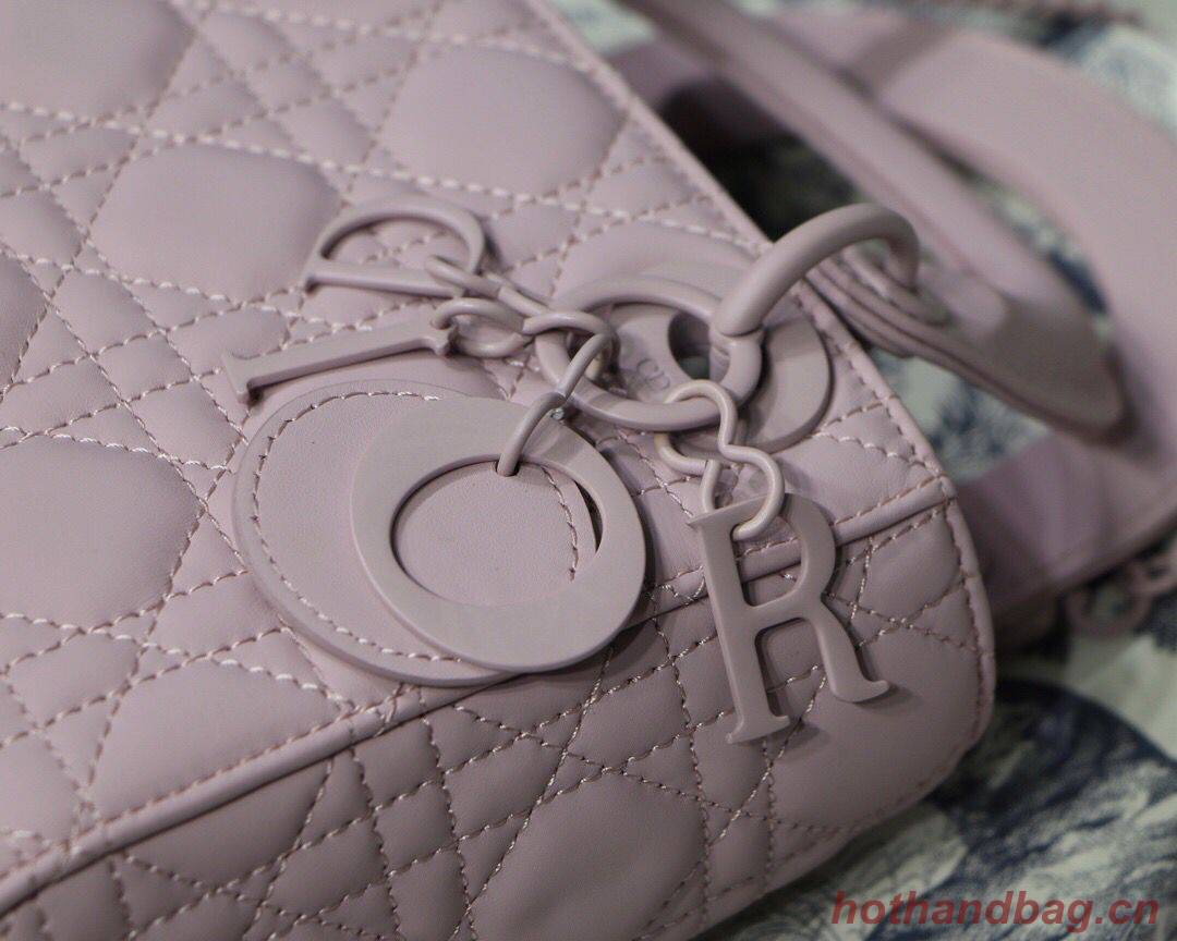 Dior Lady Dior Bag Original Sheepskin Leather CD5500 pink Dior Lady Dior Bag Original Sheepskin Leather CD5500 pink