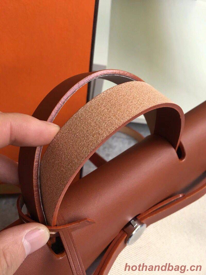 Hermes Herbag 31CM Original Canvas Leather & Calfskin 45987 brown&white Hermes Herbag 31CM Original Canvas Leather & Calfskin 45987 brown&white