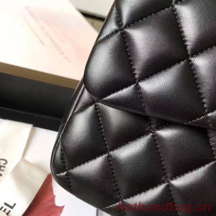 Chanel Jumbo Double Flaps Bags Black Original Sheepskin Leather A36097 Gold Chanel Jumbo Double Flaps Bags Black Original Sheepskin Leather A36097 Gold