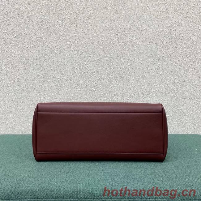 Celine LARGE SOFT 16 BAG IN SUPPLE GRAINED CALFSKIN 194043 Burgundy