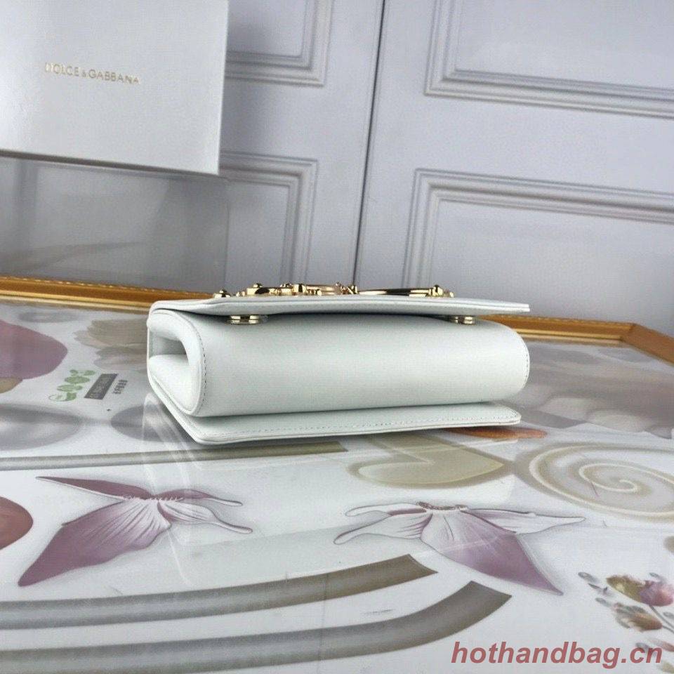 Dolce & Gabbana Original Leather Shoulder Bag BB6315 White Dolce & Gabbana Original Leather Shoulder Bag BB6315 White