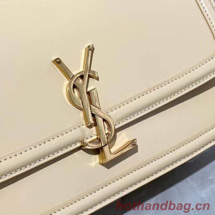 SOLFERINO MEDIUM SATCHEL IN BOX SAINT LAURENT LEATHER Y63435 Beige SOLFERINO MEDIUM SATCHEL IN BOX SAINT LAURENT LEATHER Y63435 Beige
