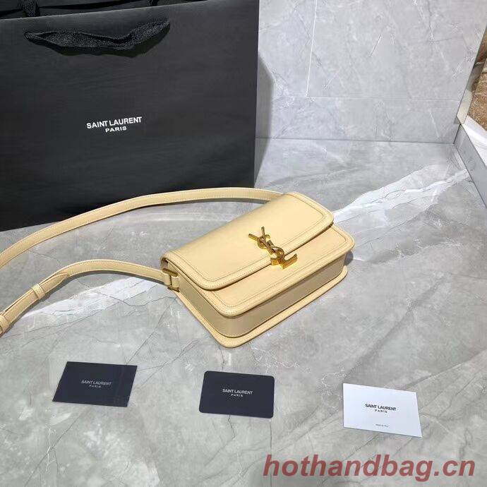 SOLFERINO MEDIUM SATCHEL IN BOX SAINT LAURENT LEATHER Y63435 Beige SOLFERINO MEDIUM SATCHEL IN BOX SAINT LAURENT LEATHER Y63435 Beige