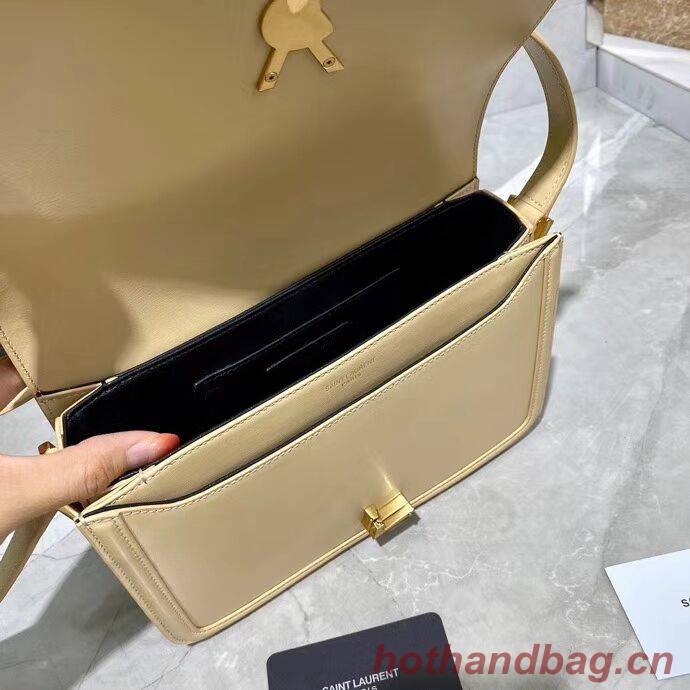 SOLFERINO MEDIUM SATCHEL IN BOX SAINT LAURENT LEATHER Y63435 Beige SOLFERINO MEDIUM SATCHEL IN BOX SAINT LAURENT LEATHER Y63435 Beige