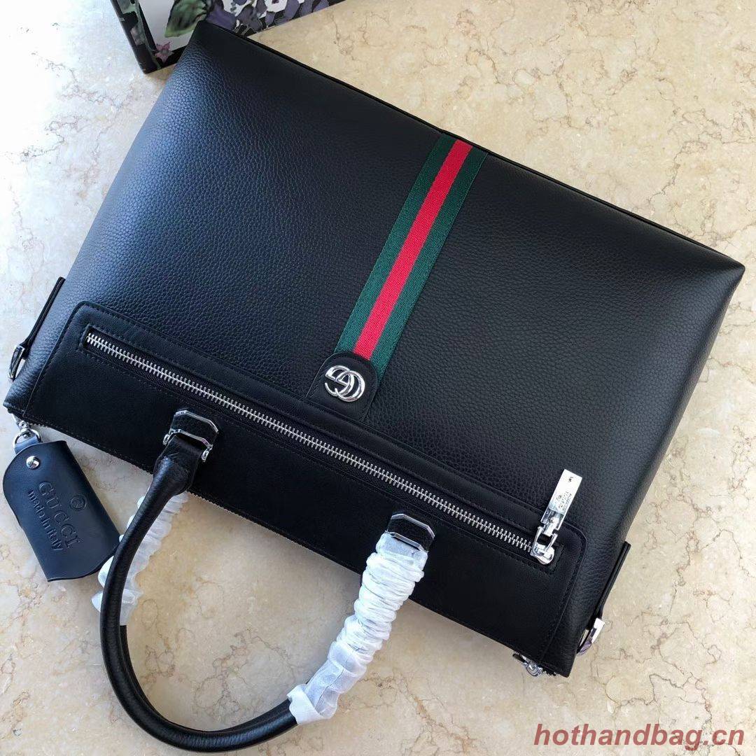 Gucci Original Leather GG Briefcase Bag G78945 Black Gucci Original Leather GG Briefcase Bag G78945 Black