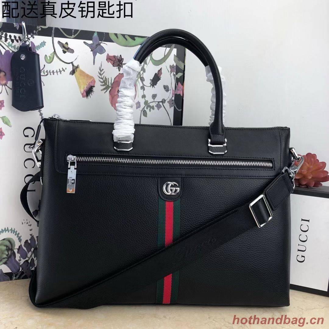 Gucci Original Leather GG Briefcase Bag G78945 Black Gucci Original Leather GG Briefcase Bag G78945 Black