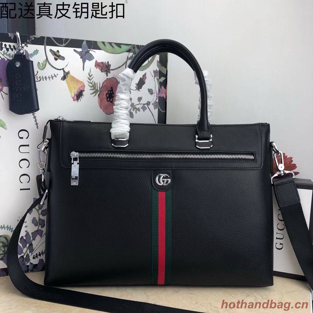Gucci Original Leather GG Briefcase Bag G78945 Black Gucci Original Leather GG Briefcase Bag G78945 Black
