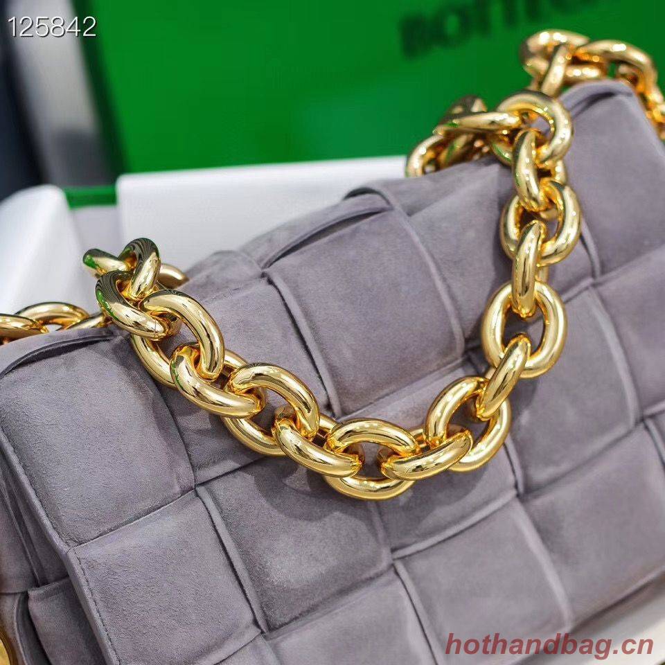 Bottega Veneta PADDED CASSETTE Velvet BAG 591971 Gray Bottega Veneta PADDED CASSETTE Velvet BAG 591971 Gray