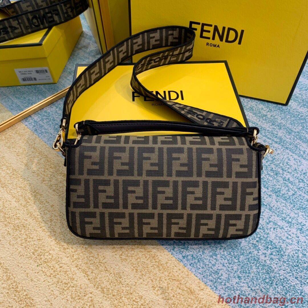 FENDI fabric bag 8BR601 brown FENDI fabric bag 8BR601 brown