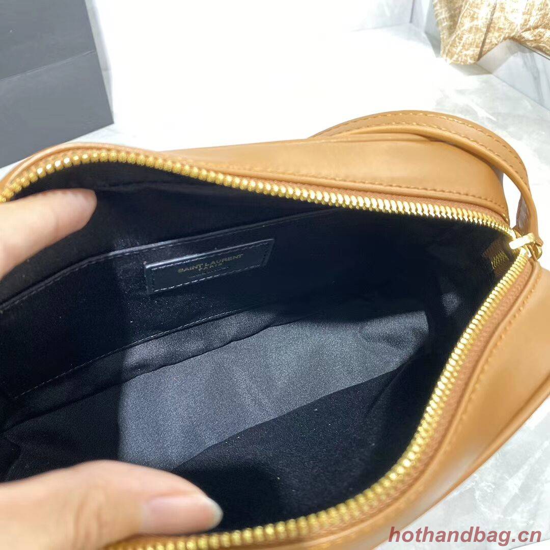 Yves Saint Laurent IN SUEDE AND SMOOTH LEATHER Y520534E Brown Yves Saint Laurent IN SUEDE AND SMOOTH LEATHER Y520534E Brown