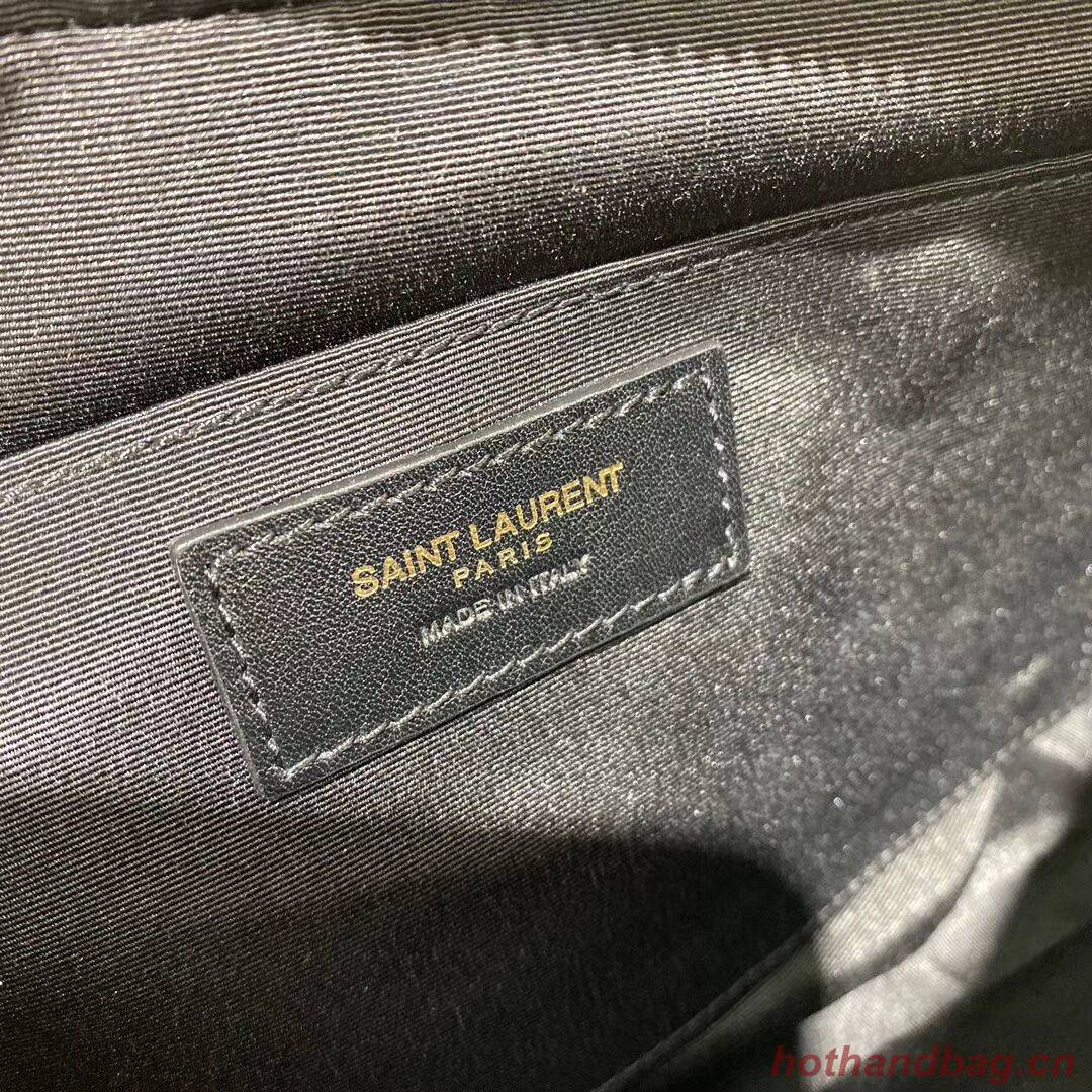 Yves Saint Laurent IN SUEDE AND SMOOTH LEATHER Y520534E black Yves Saint Laurent IN SUEDE AND SMOOTH LEATHER Y520534E black