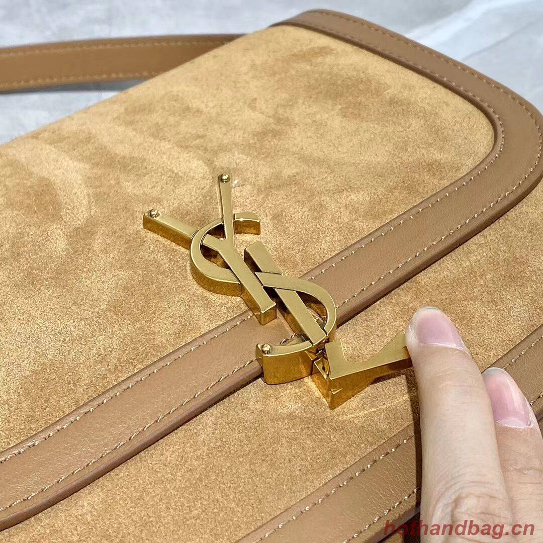 Yves Saint Laurent IN SUEDE AND SMOOTH LEATHER Y535025E brown Yves Saint Laurent IN SUEDE AND SMOOTH LEATHER Y535025E brown