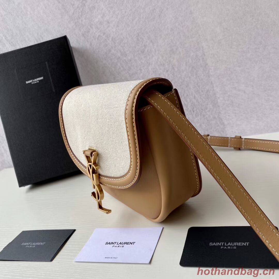 Yves Saint Laurent IN CANVAS AND LEATHER Y650123H Apricot Yves Saint Laurent IN CANVAS AND LEATHER Y650123H Apricot