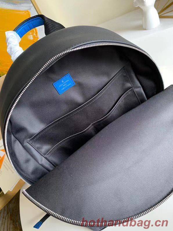 Louis Vuitton Damier Graphite Canvas Original Leather Backpack N40402 Blue Louis Vuitton Damier Graphite Canvas Original Leather Backpack N40402 Blue