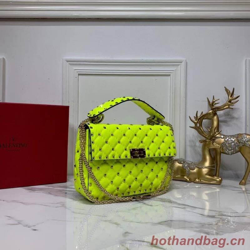VALENTINO Origianl leather shoulder bag V0122H Pentagram Green VALENTINO Origianl leather shoulder bag V0122H Pentagram Green