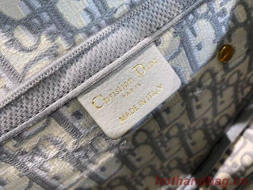 SADDLE BAG Dior Oblique Embroidered Velvet C0044 gray SADDLE BAG Dior Oblique Embroidered Velvet C0044 gray