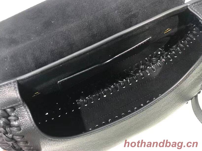 MEDIUM DIOR BOBBY BAG Black Grained Calfskin with Whipstitched Seams M9319UB MEDIUM DIOR BOBBY BAG Black Grained Calfskin with Whipstitched Seams M9319UB