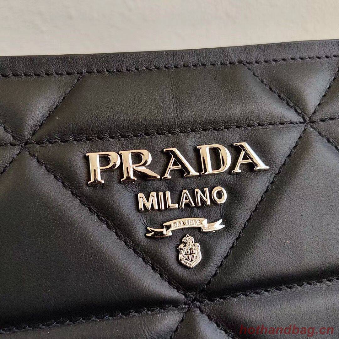 Prada Spectrum small leather bag 1BA311 black Prada Spectrum small leather bag 1BA311 black