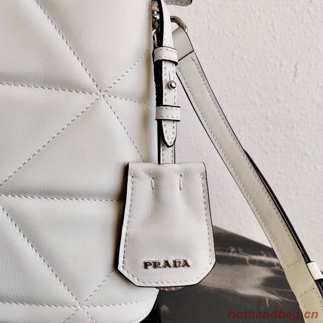 Prada Spectrum small leather bag 1BA311 white Prada Spectrum small leather bag 1BA311 white