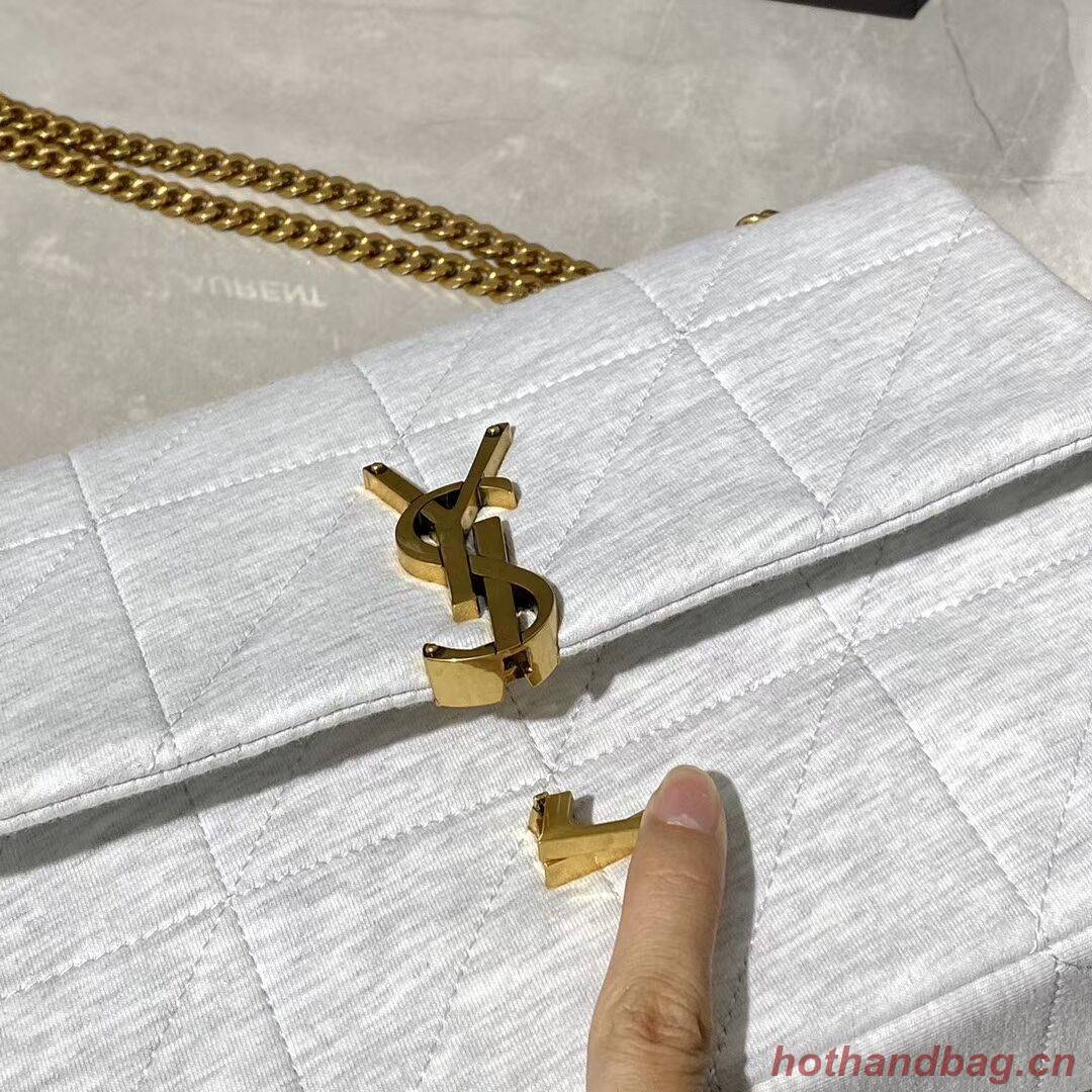 Yves Saint Laurent IN CANVAS AND LEATHER Y434820 grey Yves Saint Laurent IN CANVAS AND LEATHER Y434820 grey