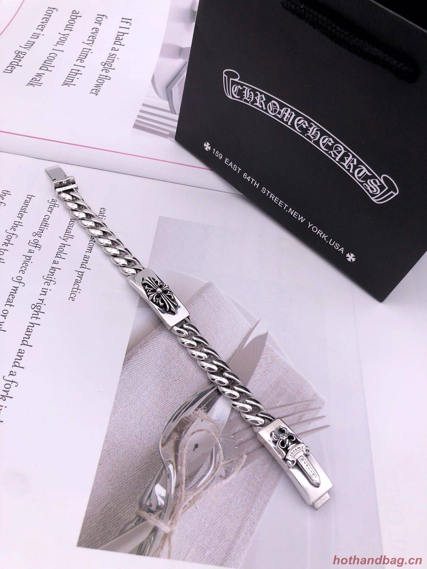 Chrome Hearts Bracelet CH8136 Silver