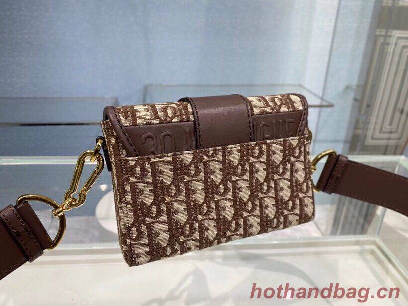 30 MONTAIGNE BOX BAG Brown Dior Oblique Jacquard M9204 30 MONTAIGNE BOX BAG Brown Dior Oblique Jacquard M9204