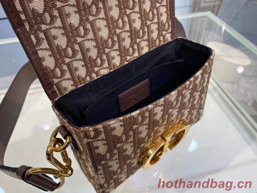 30 MONTAIGNE BOX BAG Brown Dior Oblique Jacquard M9204 30 MONTAIGNE BOX BAG Brown Dior Oblique Jacquard M9204