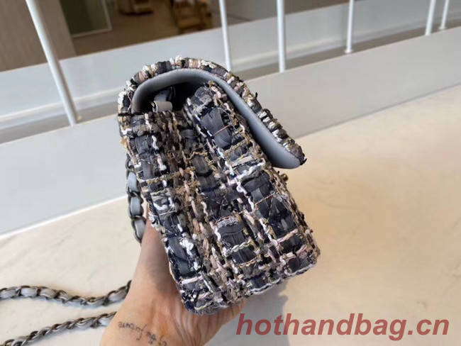 Chanel classic handbag Tweed & silver-Tone Metal A01116-5