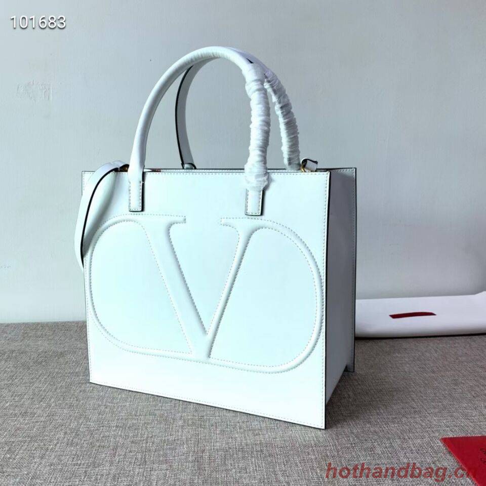 VALENTINO Origianl leather tote V2021 white VALENTINO Origianl leather tote V2021 white