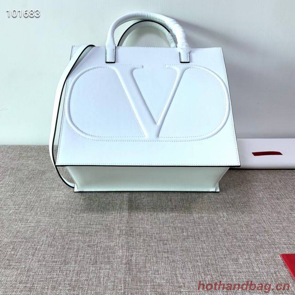 VALENTINO Origianl leather tote V2021 white VALENTINO Origianl leather tote V2021 white
