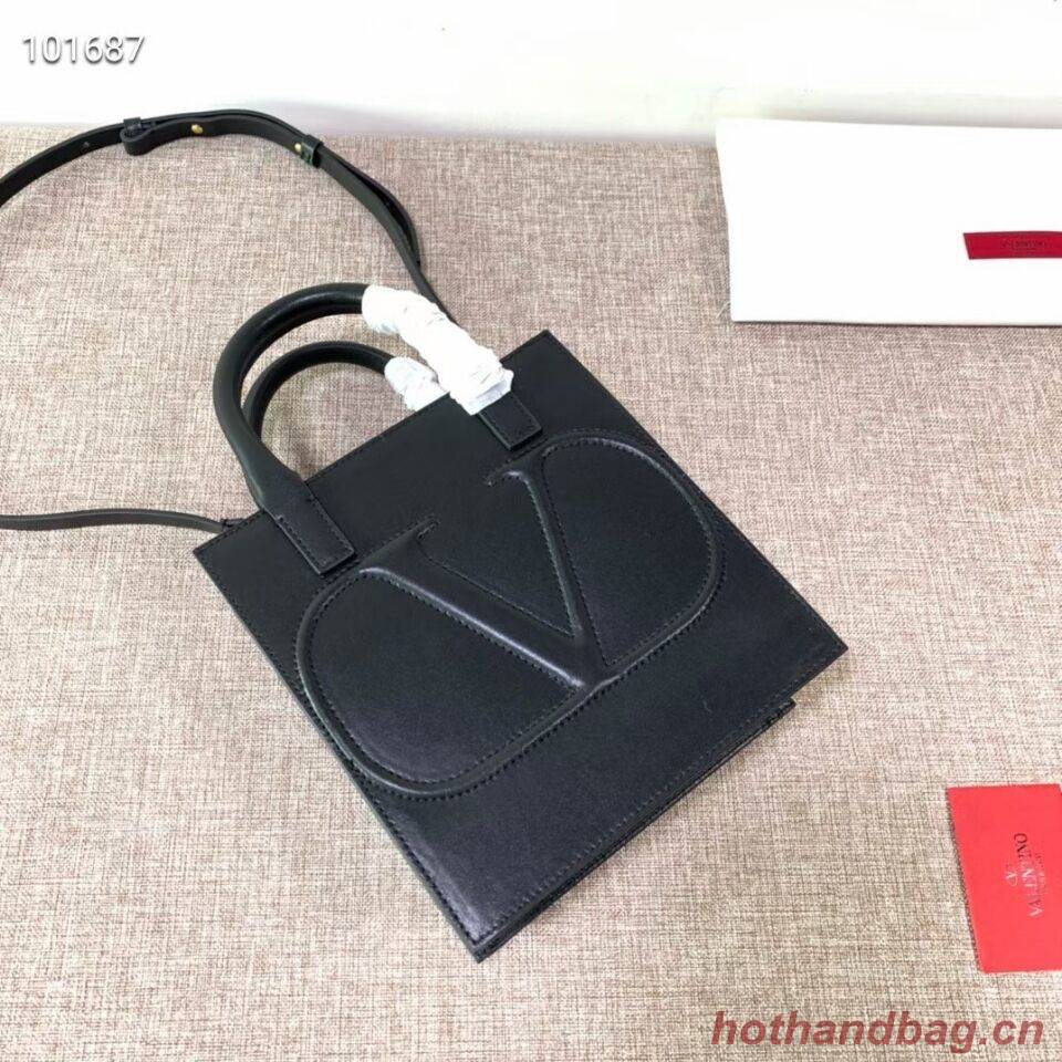VALENTINO Origianl leather tote V2022 black VALENTINO Origianl leather tote V2022 black