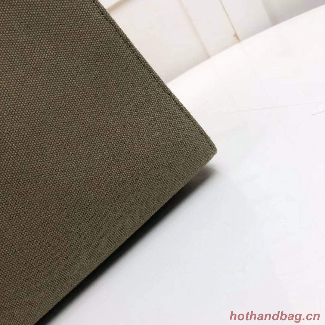 FENDI PEEKABOO X-TOTE canvas bag 8BH374B green FENDI PEEKABOO X-TOTE canvas bag 8BH374B green