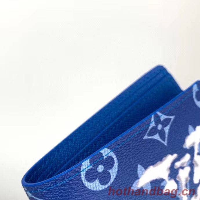 Louis Vuitton Multiple Wallet M60895 Blue Louis Vuitton Multiple Wallet M60895 Blue